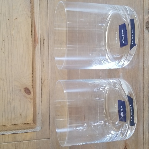 Mikasa Julie Luxury Crystal Old Fashioned Cocktail Glasses- Set of 2 - Picture 7 of 8